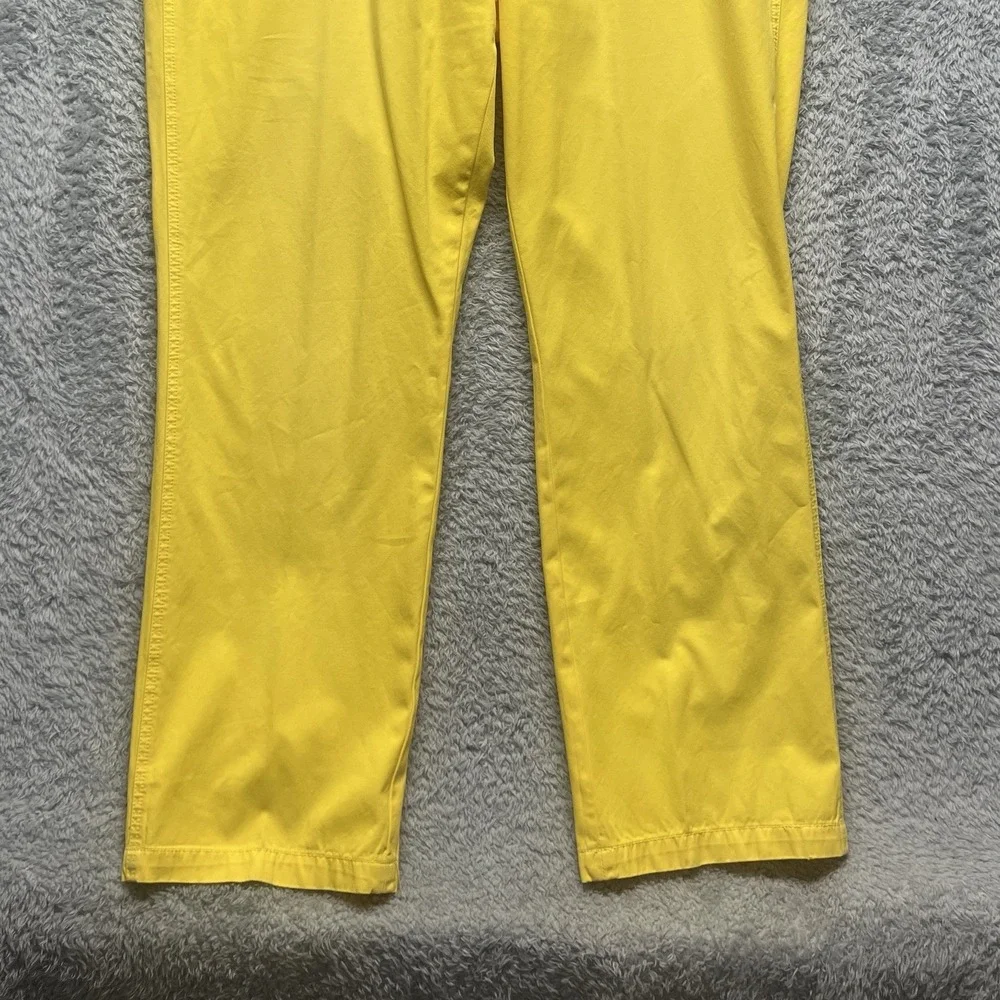Polo Ralph Lauren RL-5 Chino Pants Mens 40x32 Yellow Adjustable Casual Golf